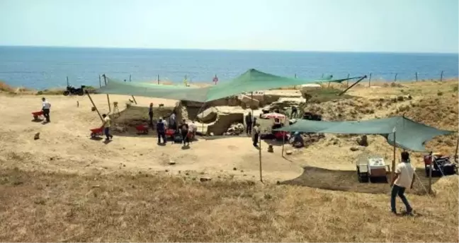 Perinthos Antik Kenti'ndeki tiyatronun oturma sıralarına ait izler bulundu
