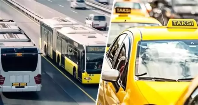 İstanbul'da Toplu Taşıma, Taksi ve Servis Fiyatlarına Zam Kararı