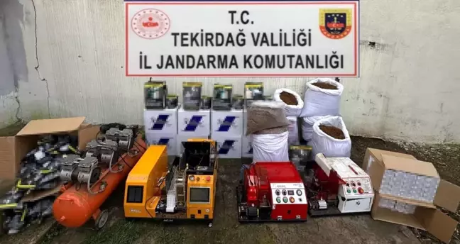 Tekirdağ'da Kaçak Tütün Operasyonu: 550 Bin TL Değerinde Ürün Ele Geçirildi