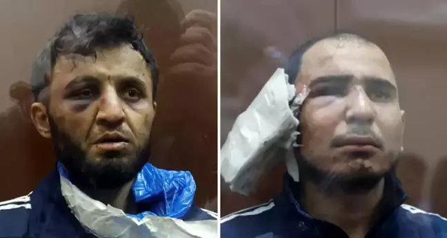 Moskova'da saldırıya ilişkin 2 şüpheli mahkemeye çıkarıldı