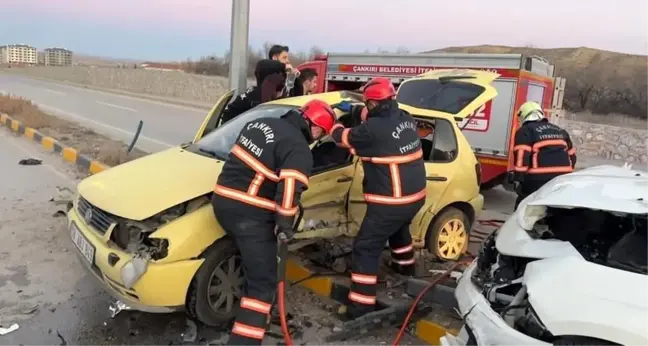 Çankırı'da Trafik Kazası: 6 Yaralı