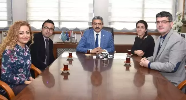 Adü Nazilli Sağlık Hizmetleri Myo'nun Yeni Müdüründen Başkan Alıcık'a Ziyaret