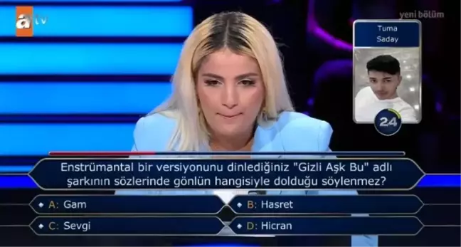 Enstrümantal bir versiyonunu dinlediğiniz 