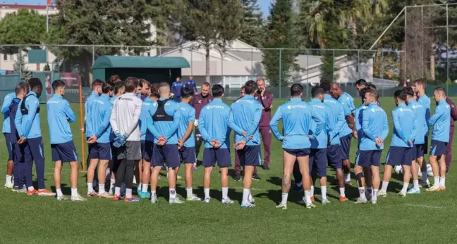 Trabzonspor Fenerbahçe Maçı Hazırlıklarına Devam Ediyor