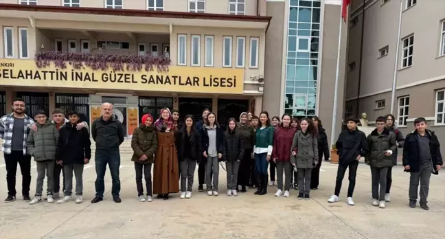 Eldivanlı ortaokul öğrencileri, Çankırı'da bulunan liseleri ziyaret etti