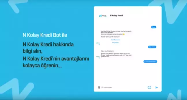 N Kolay Kredi Bot, Facebook Messenger Üzerinden Krediye Başvurma