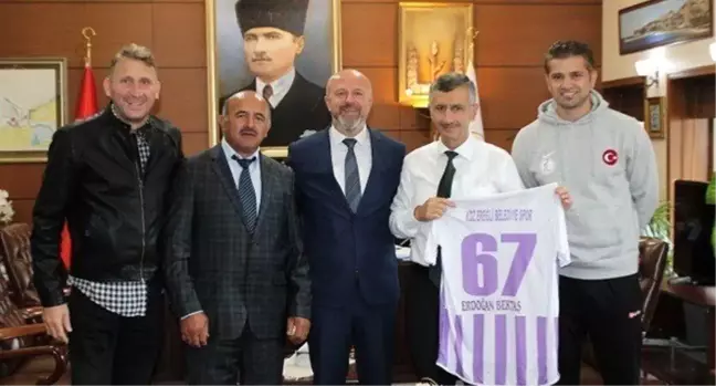 Ereğli Belediyespor'dan Vali Bektaş'a ziyaret