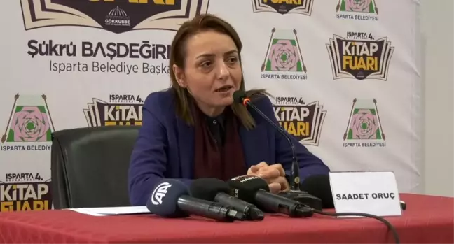 Cumhurbaşkanı Başdanışmanı Oruç Isparta Kitap Fuarı'na katıldı