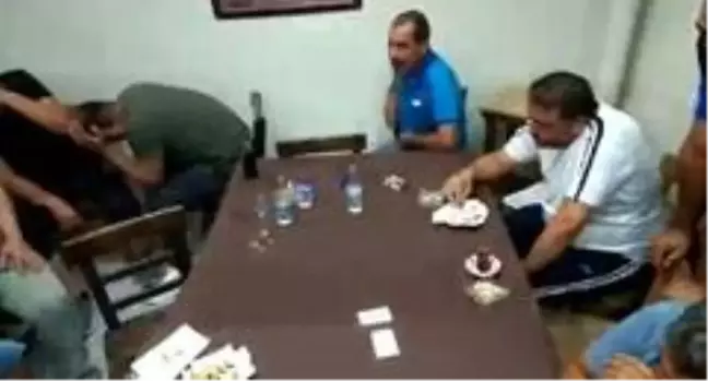 Hatay'da kumar oynanan iş yerine baskın