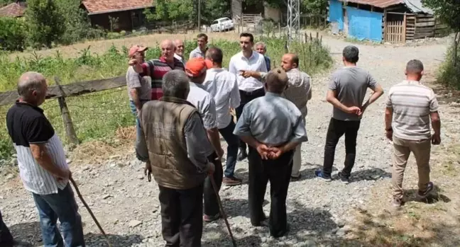 Sinop'un Dikmen ilçesinde Kaymakam köy ziyaretlerinde bulundu