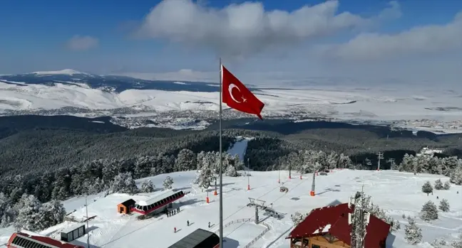 Sarıkamış Kayak Merkezi'nde Yoğun Kar Turizmi