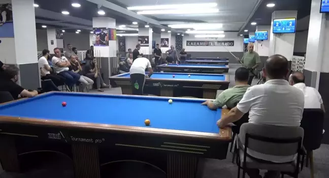 Muş'ta düzenlenen 3 Bant Bilardo Turnuvası sona erdi