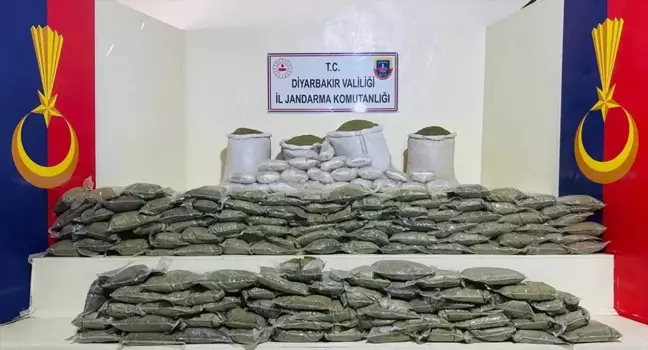 Diyarbakır Lice'de 285 Kilogram Esrar Ele Geçirildi