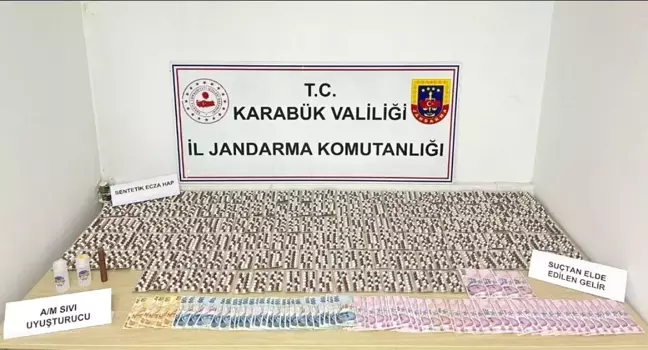 Karabük'te Binlerce Uyuşturucu Hapla Yakalanan 3 Kişi Tutuklandı