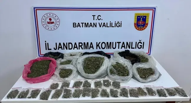 Batman'da Uyuşturucu Operasyonu: 6.3 Kilogram Esrar Ele Geçirildi