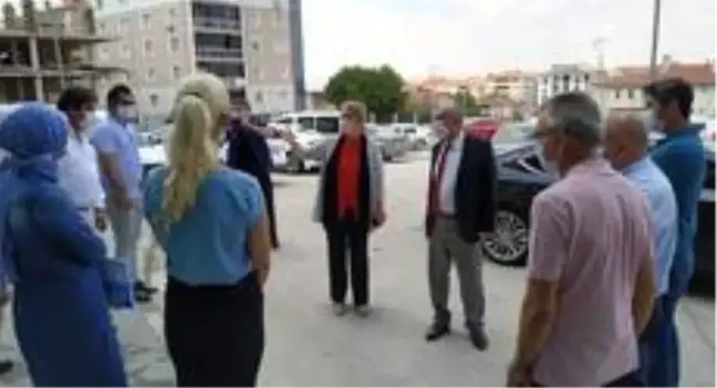 Kaymakam Yüce, Devlet Hastanesi inşaatını inceledi