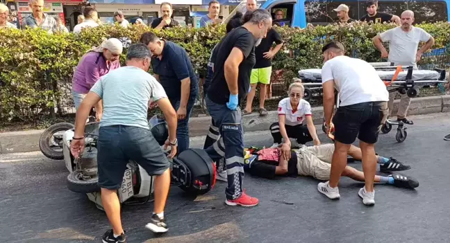 Manavgat'ta Otomobil ve Motosiklet Çarpıştı: Bir Yaralı