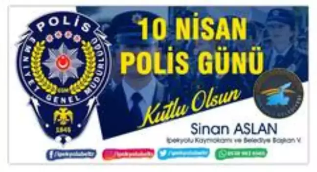 Kaymakam Aslan'dan 'Polis Haftası' mesajı