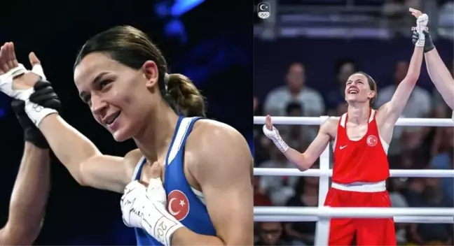 Milli boksör Hatice Akbaş Paris Olimpiyatları'nda finale yükseldi