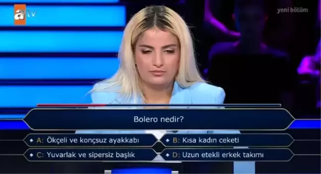 Bolero nedir? Kim Milyoner Olmak İster 27 Eylül sorusu cevabı nedir?