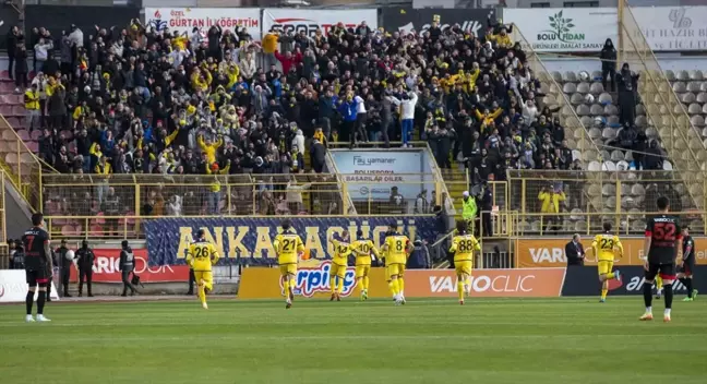 MKE Ankaragücü Boluspor'u Deplasmanda 3-2 Yendi