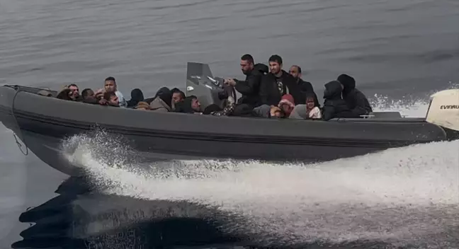 İzmir'de 46 Düzensiz Göçmen Yakalandı