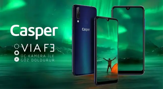 Casper'dan yeni telefon: Casper VIA F3
