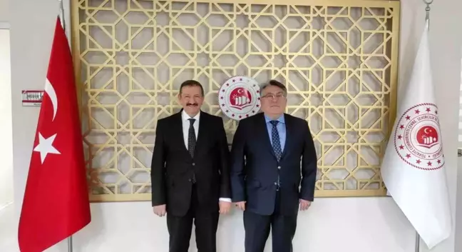 ZBEÜ Rektörü İsmail Hakkı Özölçer'e hayırlı olsun ziyareti