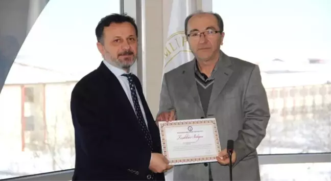 Dpü'den Üniversiteye Katkı Sağlayan Kişi ve Kurumlara Teşekkür Belgesi