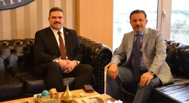 Rektör Şafak Ertan Çomaklı'dan Remzi Gören'e Ziyaret