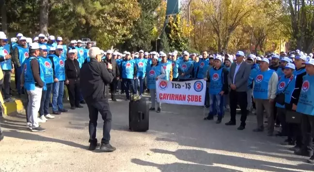 Çayırhan Termik Santrali için özelleştirme karşıtı eylem düzenlendi