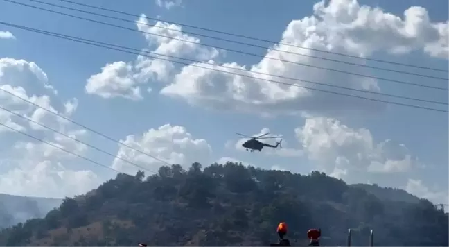 Ankara'da Orman Yangını: Egrekkaya Barajı Yakınlarında Çıkan Yangın Saray Köyüne Ulaştı