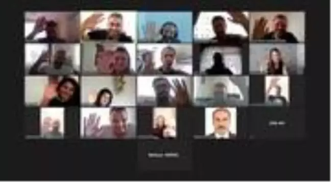20 üniversiteden temsilciler video seminerde bir araya geldi