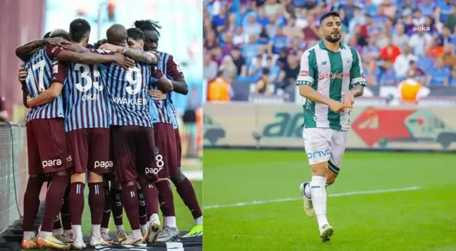 Trabzonspor, Konyaspor'u 3-1 Mağlup Etti