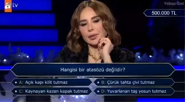 Hangisi bir atasözü değildir? 