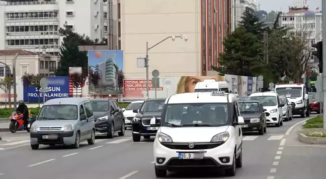 Samsun'da Trafiğe Kayıtlı Motorlu Taşıt Sayısı 504 Bin 953