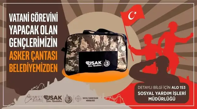 Uşak Belediyesi Askerlere Askercantası Hediye Ediyor
