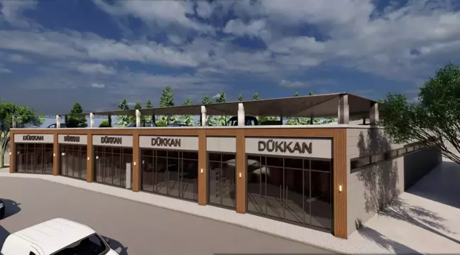 Hadim'e yeni dükkan ve otopark yapılıyor