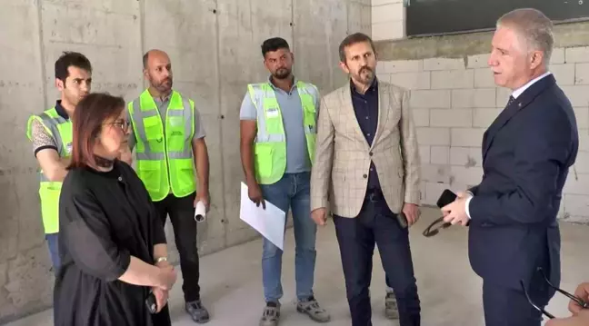 Gaziantep'te Millet Bahçesi inşaatı hızla devam ediyor