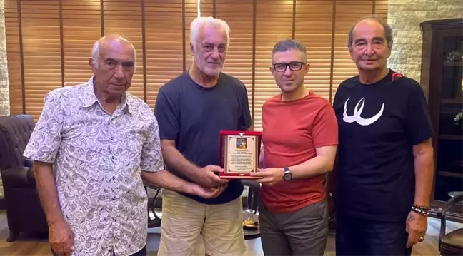 DUMESF ve THMAF Başkanı Kaya Muzaffer Ilıcak, Bodrum Kaymakamı Bilgehan Bayar'ı ziyaret etti