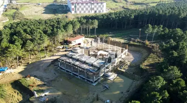 Sinop Üniversitesi Yerleşkesine Külliye Niteliğinde Yeni Camii İnşaatı Devam Ediyor