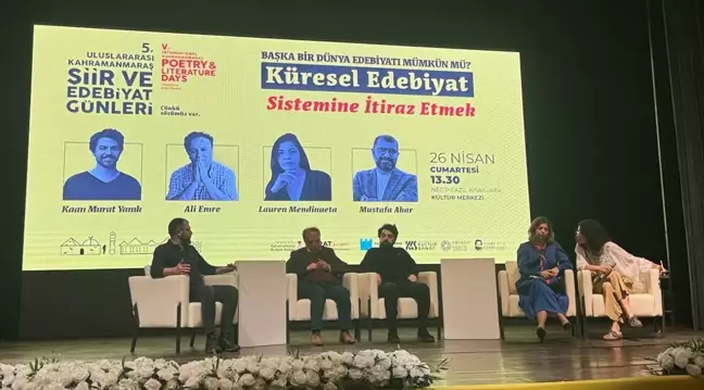 Kahramanmaraş'ta şair ve yazarlar, küresel edebiyat sisteminin etkilerini konuştu