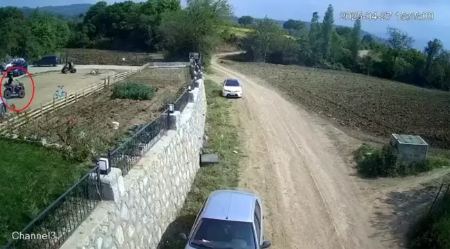 Bursa'da Arazi Motosikleti Kazası: Sürücü Hafif Yaralandı