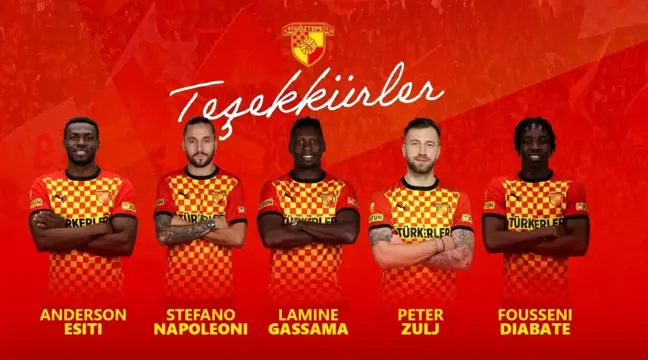 Göztepe 5 futbolcuyla yollarını ayırdı
