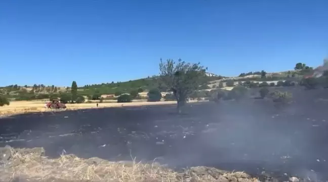 Balıkesir'deki yangına havadan ve karadan müdahale başlatıldı