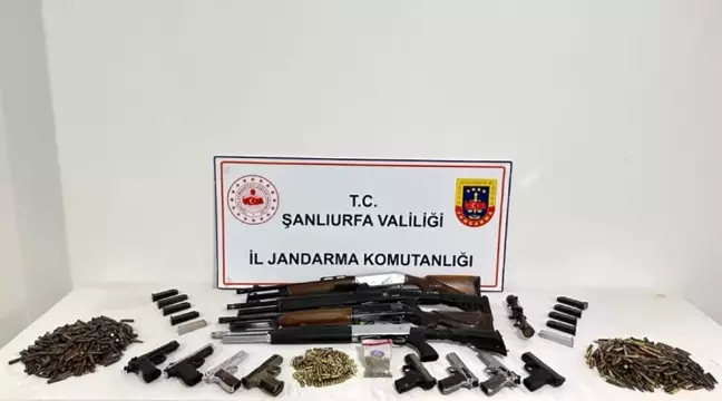 Şanlıurfa'da Eş Zamanlı Operasyon: Silah ve Uyuşturucu Ele Geçirildi