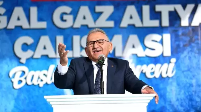 Kayseri Büyükşehir Belediyesi, Pınarbaşı ve Sarız ilçelerinde doğalgaz çalışmalarına başlıyor