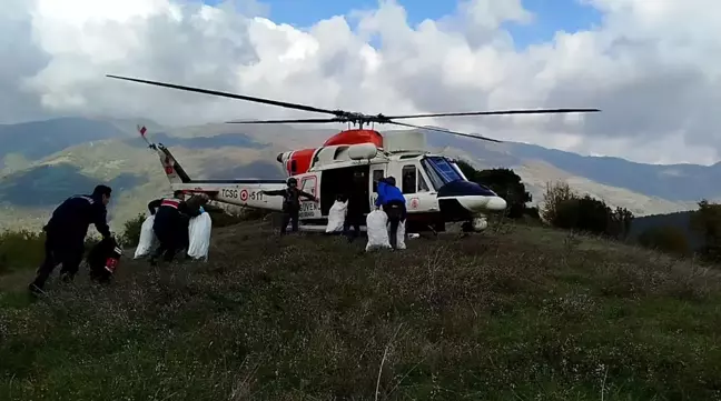 Bafra'da Helikopter Destekli Operasyonda 146 Kilogram Esrar Ele Geçirildi