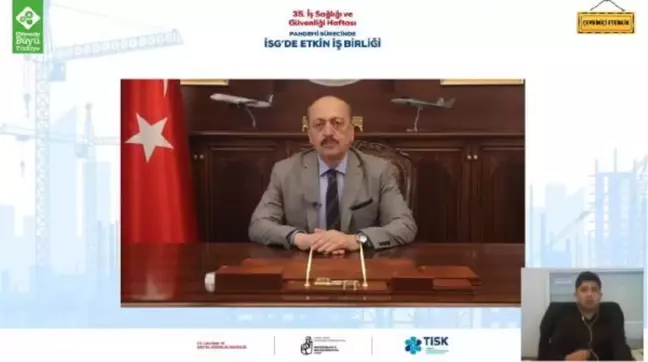 Bakan Bilgin: İş sağlığı ve güvenliği konusunda topyekun mücadeleye ihtiyaç var