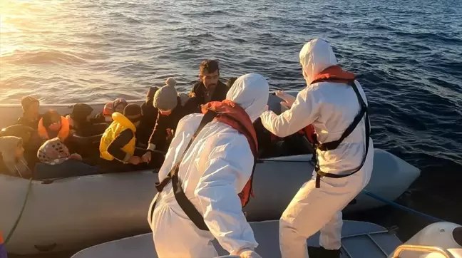Kuzey Ege'de 72 düzensiz göçmen yakalandı